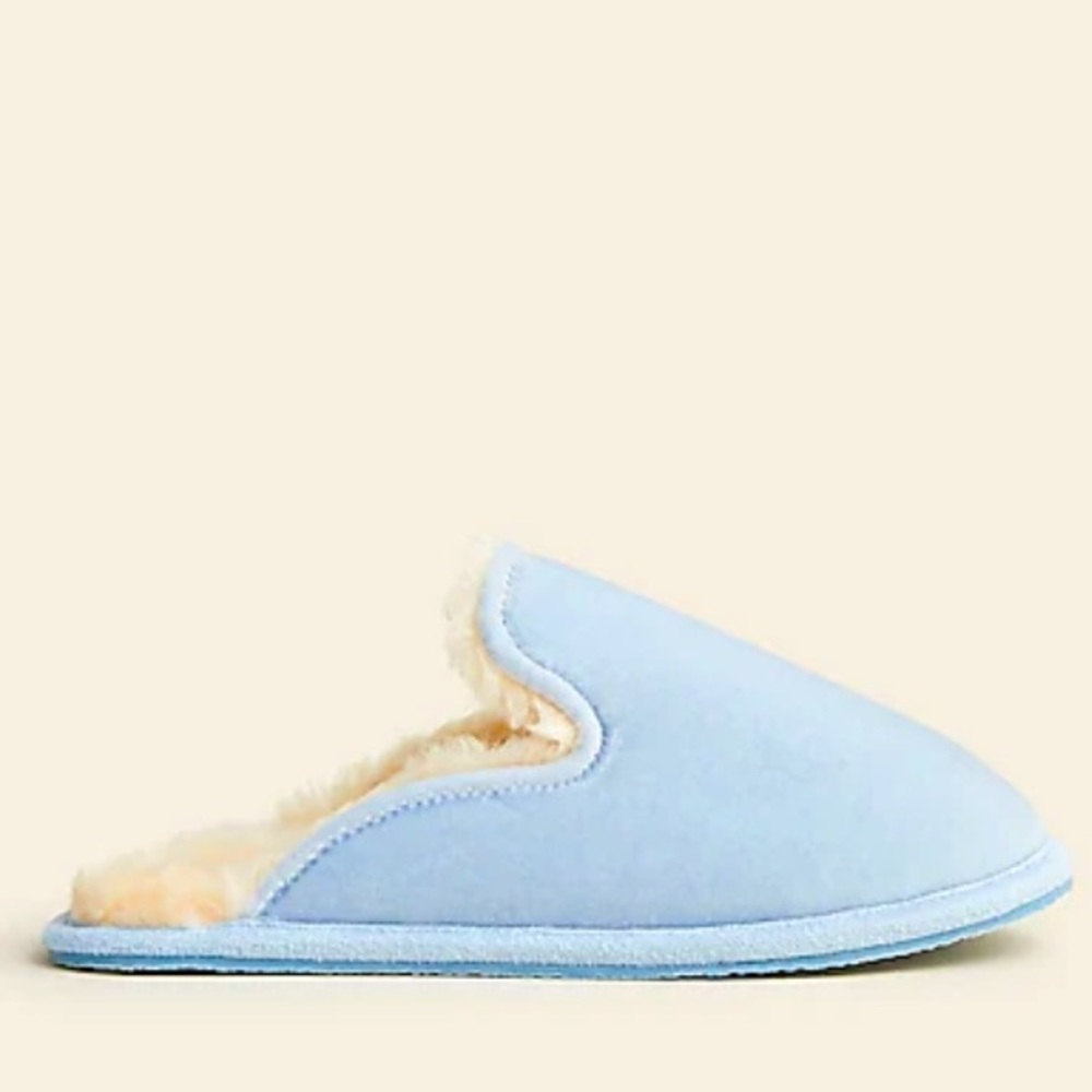 Crewcuts Sherpa Lined Slippers, size k10, new without tags
